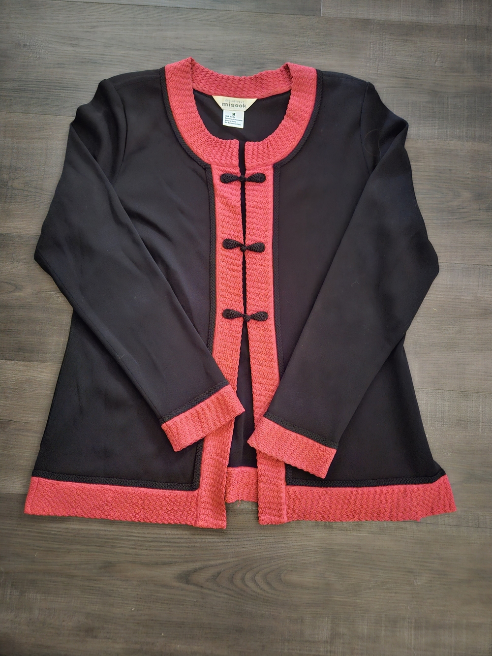 Exclusively Misook Vintage 2-Piece Knit Jacket and Matching Tank Top Set - Size